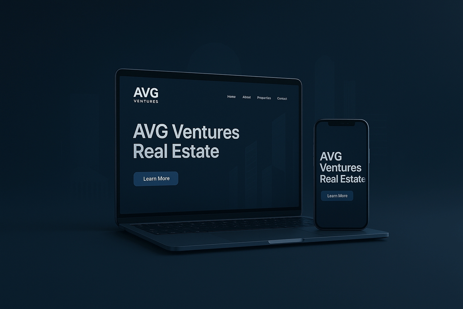 AVG Ventures Real Estate Website